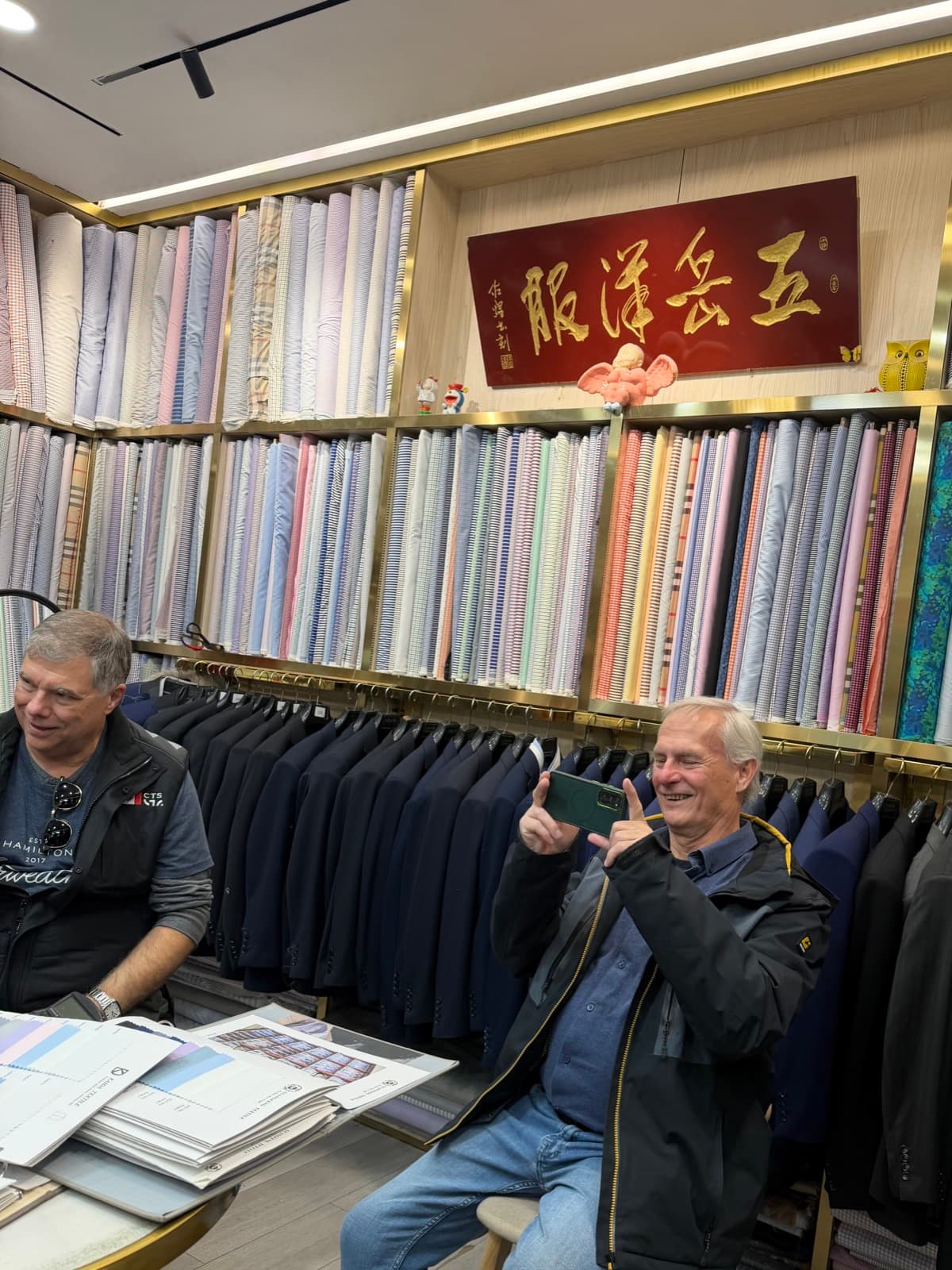 Bespoke tailoring atelier in Shanghai